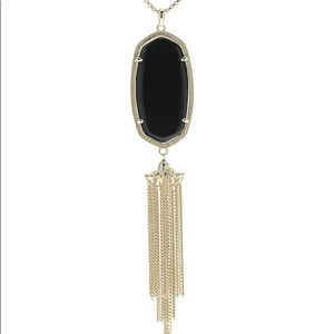 Kendra Scott Rayne Necklace in Gold/Black